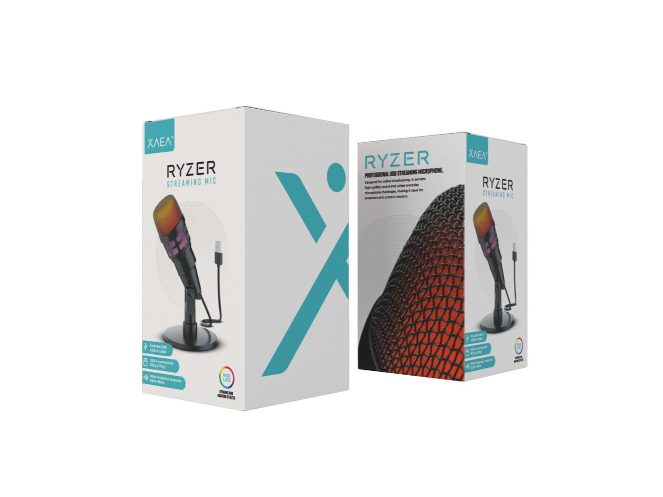 MICROFONO TIPO STREAMING XAEA RYZER