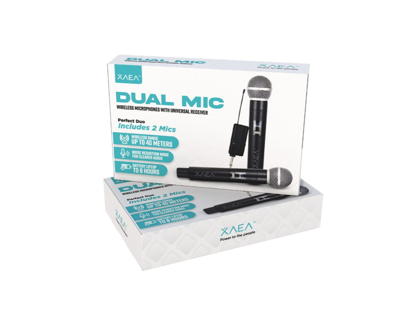 MICROFONO INALAMBRICO DOBLE XAEA 065
