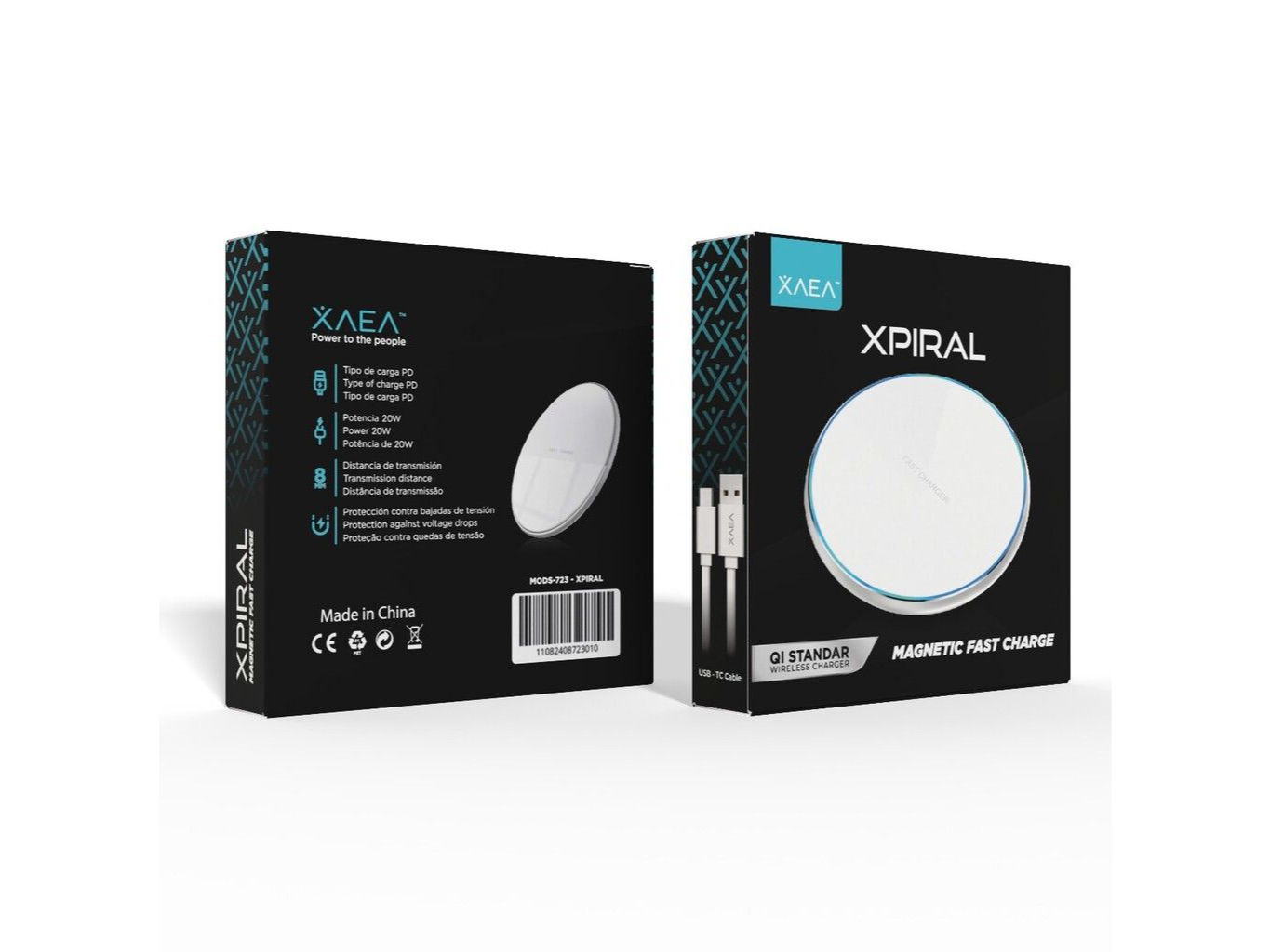 CARGADOR INALAMBRICO XAEA XPIRAL