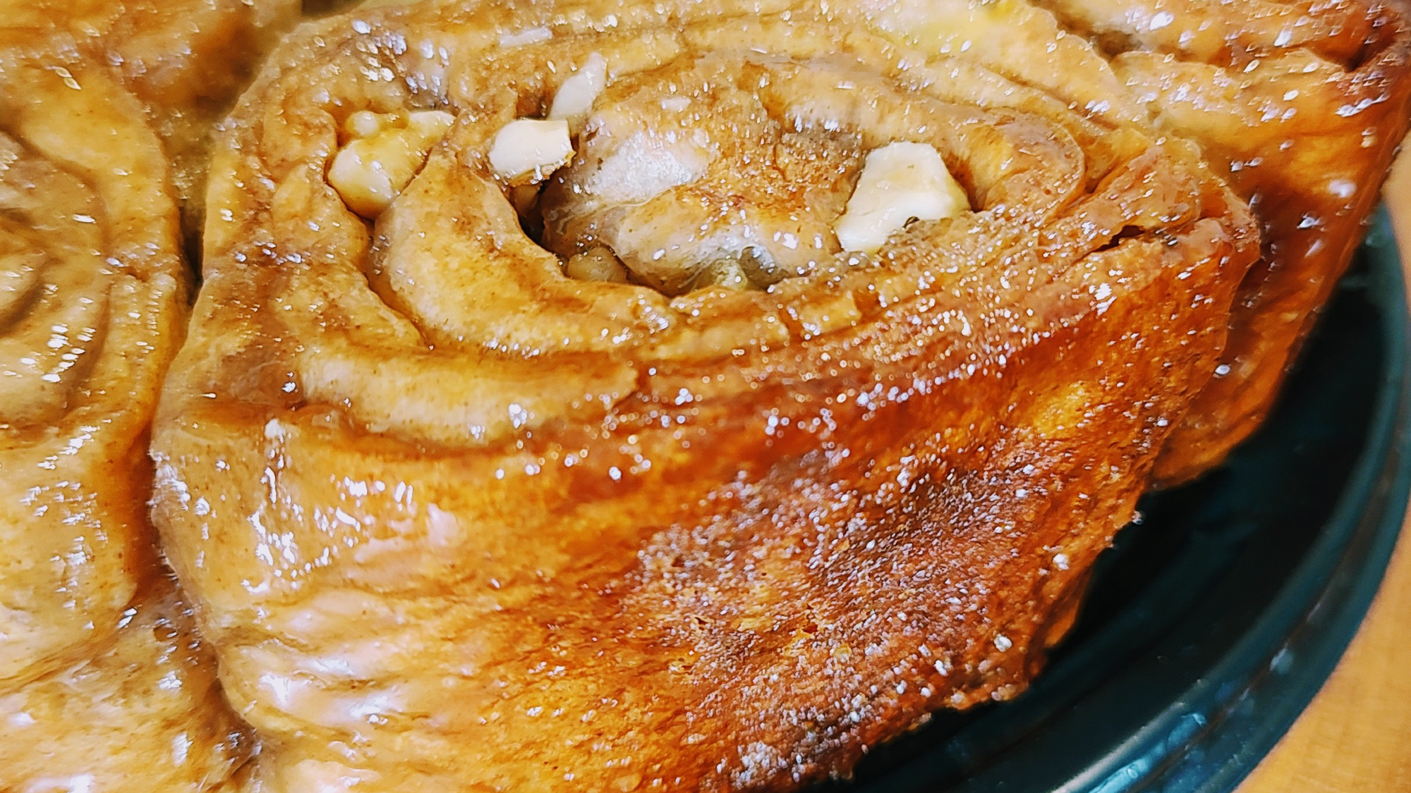 ESPIRAL RELLENA MANZANA, NUECES Y CANELA