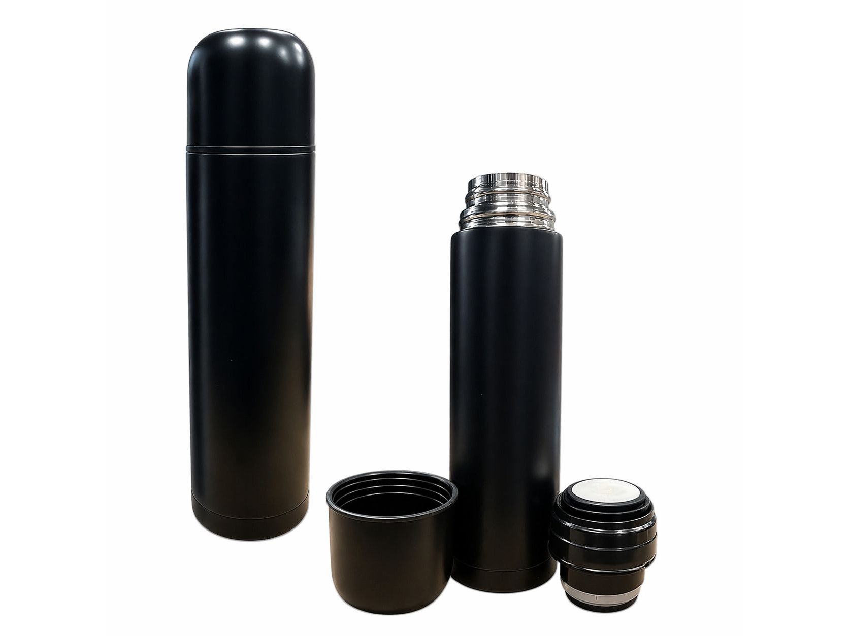 Termo  500 cc  Acero Inoxidable 60 unidades Negro