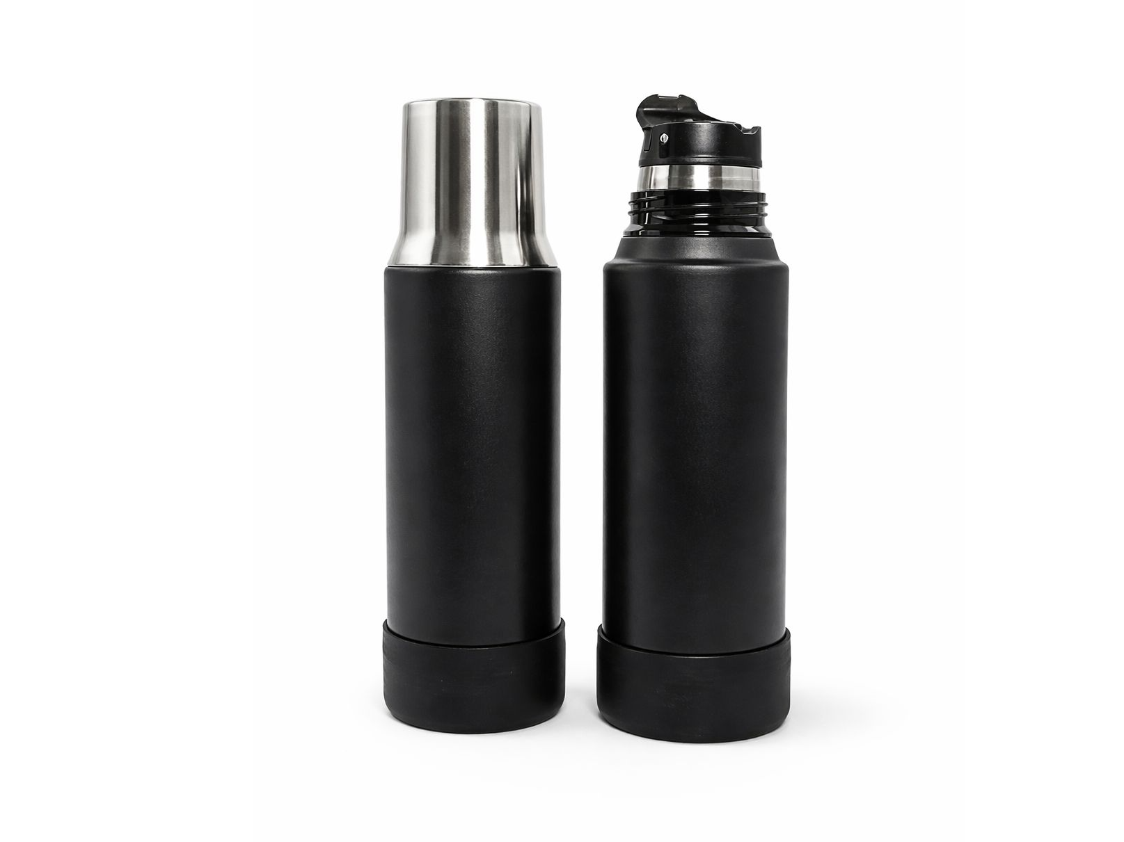 Termo Tapa Mate Negro 1 Litro 12 unidades SYSTEM