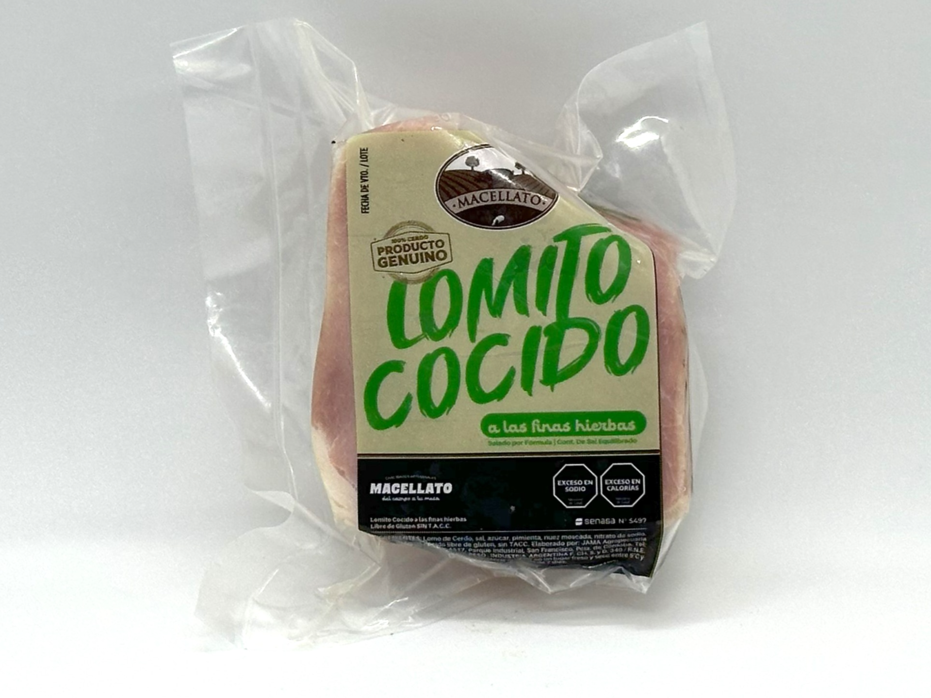 LOMITO COCIDO Envasado - mct