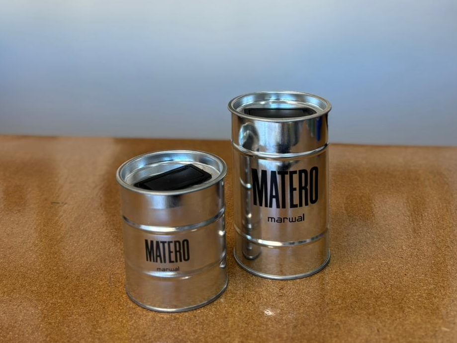 LATA MATERO PLATEADO