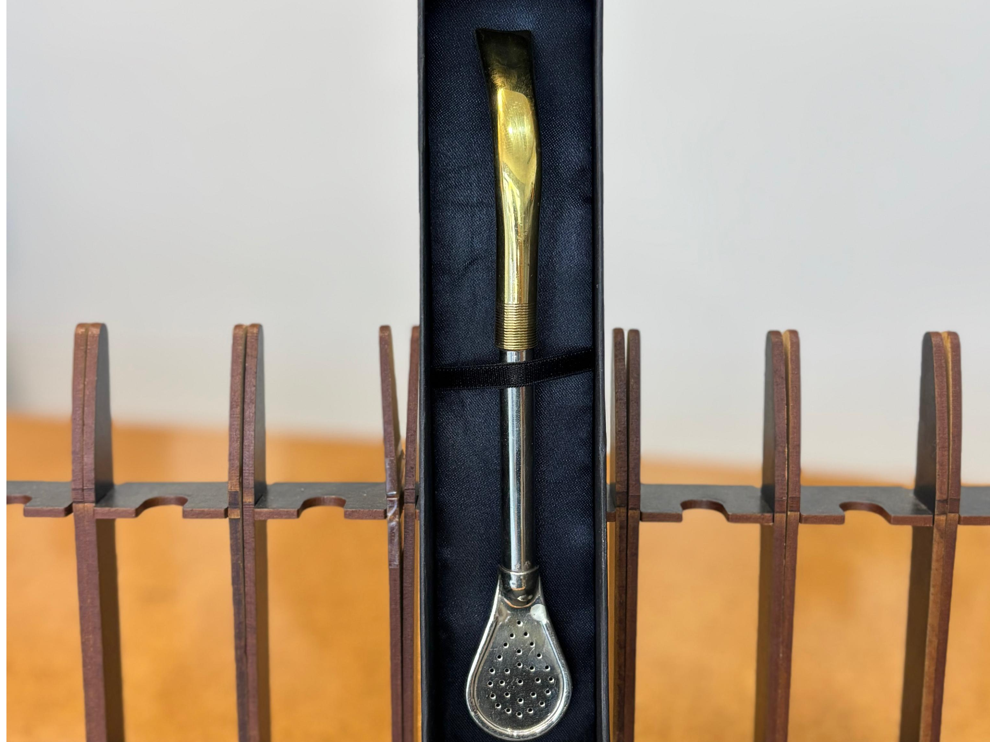 BOMBILLA ALPACA Y BRONCE