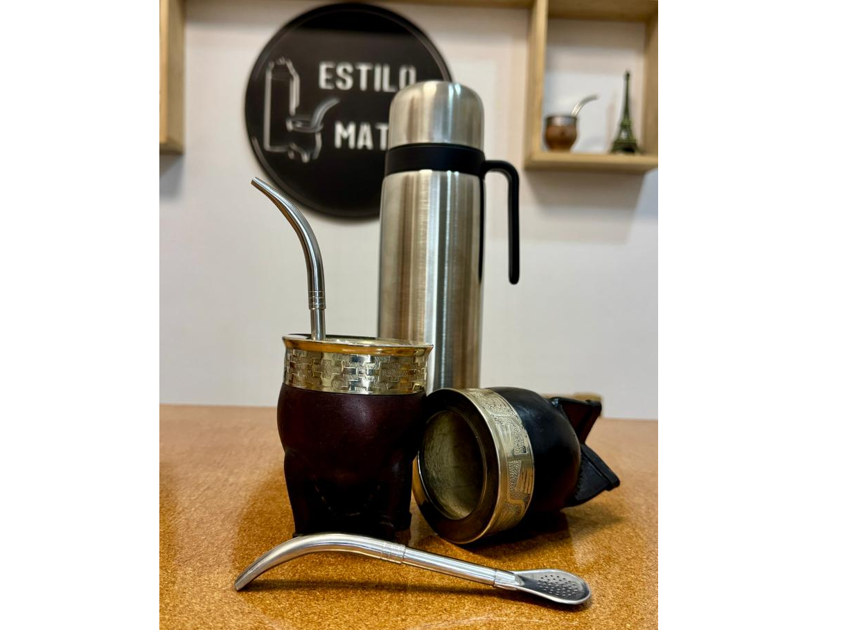 MATE IMPERIAL + BOMBILLA + TERMO