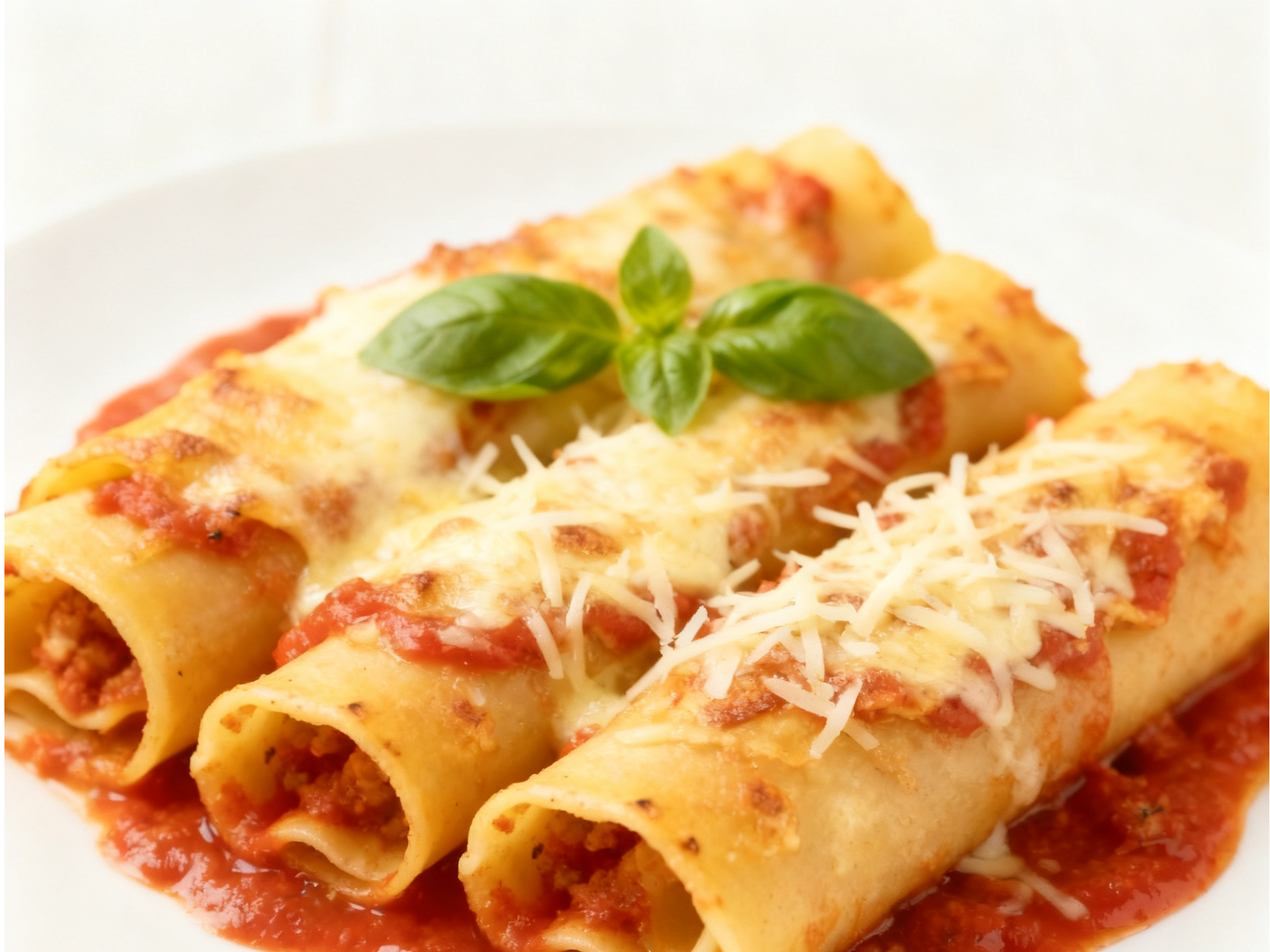 Canelones de pollo y acelga