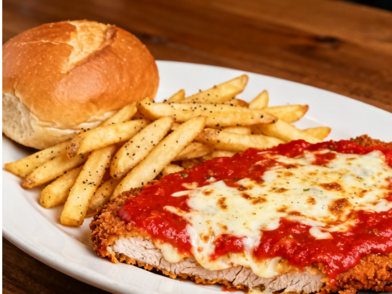 Milanesa napolitana de Aromas y sabores