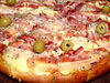 PIZZA CON PANCETA