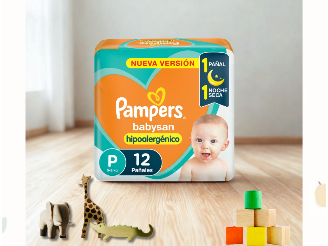 Pampers babysan x4 unidades