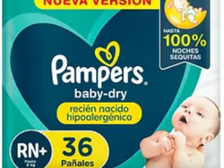Pampers babydry RNx36