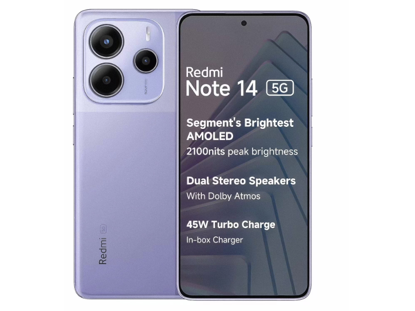 Smartphone Xiaomi Redmi Note 14 5G Global 512GB 12GB RAM Dual SIM Pantalla 6.67" - Púrpura (Sello Pequeño)