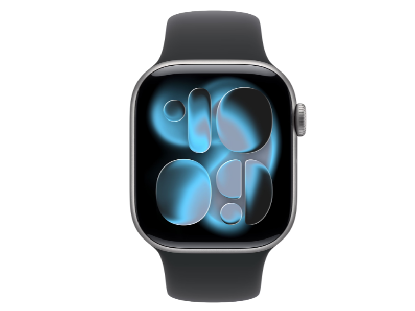 Apple Watch Series 11 MEV44LW/A Caja Aluminio 46mm Gris Espacial - Desportiva Negro M/L