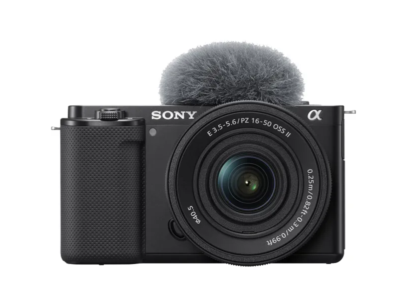 Câmera Digital Sony Alpha ZV-E10 E PZ 16-50mm F3.5-5.6 OSS II Preto