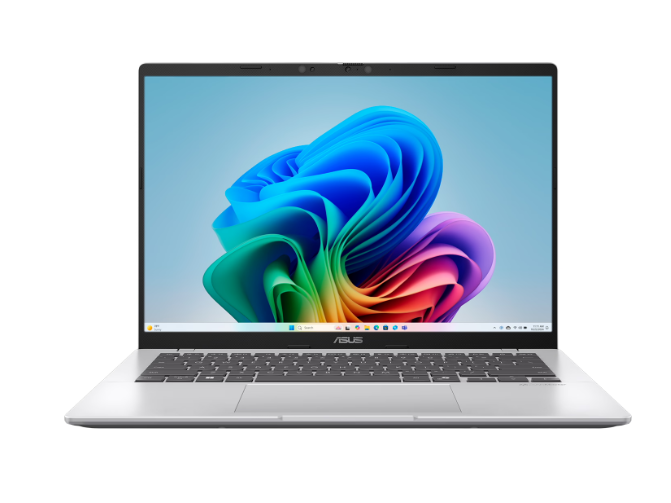 Notebook Asus Vivobook 14 X1407QA-BS56 14" Qualcomm Snapdragon X 512GB SSD 16GB RAM - Plata