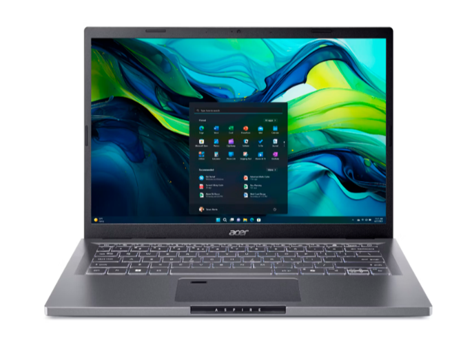 Notebook Acer Aspire A14-51GM-771W 14" Intel Core 7 150U 1TB 16GB RAM RTX 2050 4 GB GDDR6 - Gris