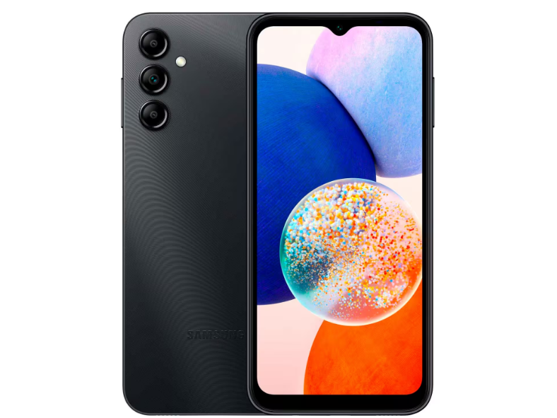 Smartphone Samsung Galaxy A14 SM-A145P 128GB 4GB RAM Dual SIM Pantalla 6.6" - Negro (Caja Slim)