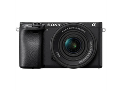 Câmera Sony Aplha A6400 (ILCE-6400K) E PZ 16-50mm F3.5-5.6 OSS II