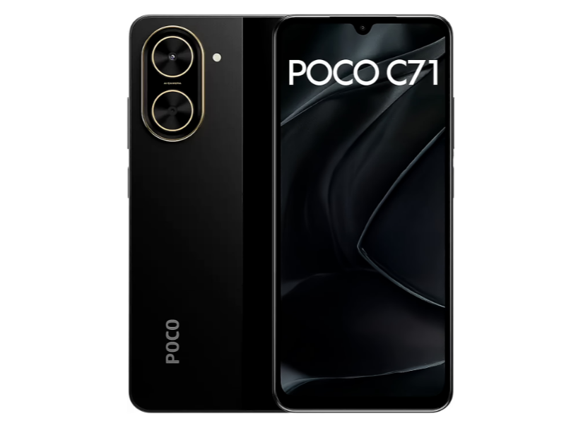 Smartphone Xiaomi Poco C71 Global 128GB 4GB RAM Dual SIM Pantalla 6.88" - Negro