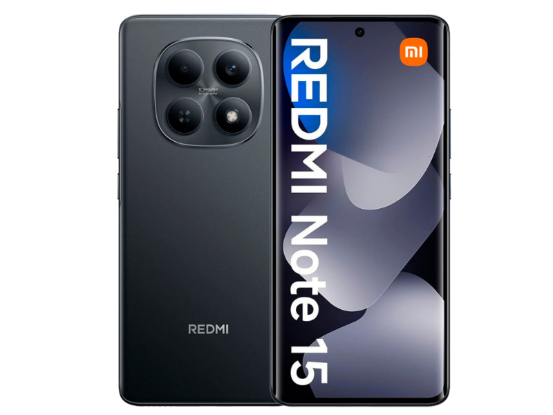 Smartphone Xiaomi Redmi Note 15 4G Global 128GB 6GB RAM Dual SIM Pantalla 6.77" - Negro