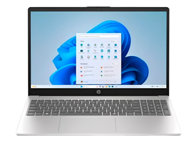 Notebook HP 15-FD0001DX 15.6" Intel N100 128GB UFS 4GB RAM - Plata