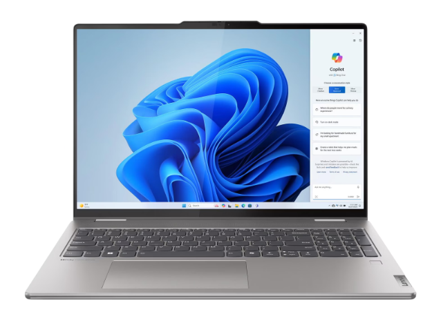 Notebook Lenovo Yoga 7 83DM0006US 16" AMD Ryzen 7-8840HS 512GB SSD 16GB RAM - Gris