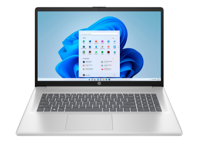 Notebook HP 17-CN3003DX 17.3" Intel Core i3-N305 256GB SSD 8GB RAM - Plata