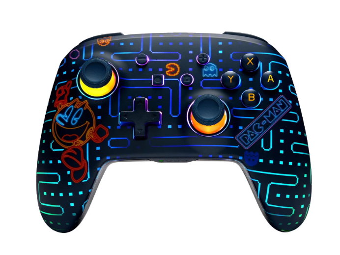 Control PowerA Enhanced Wireless Lumectra Pac-Man Retro para Nintendo Switch - PWA-A-14151