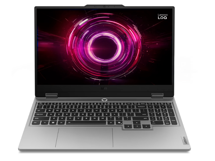 Notebook Gamer Lenovo LOQ 83JG006RUS 15.6" AMD Ryzen 7-250 512GB 16GB RAM NVIDIA GeForce RTX-5050 8GB - Gris