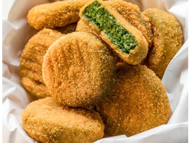 Bocaditos de espinaca y queso