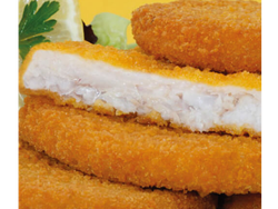 Medallon de pollo c/ JAMON Y SALSA DE QUESO