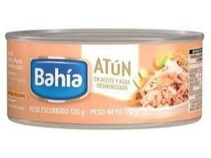 ATUN BAHIA DESMENUZADO NATURAL/ EN ACEITE x 170 GRS