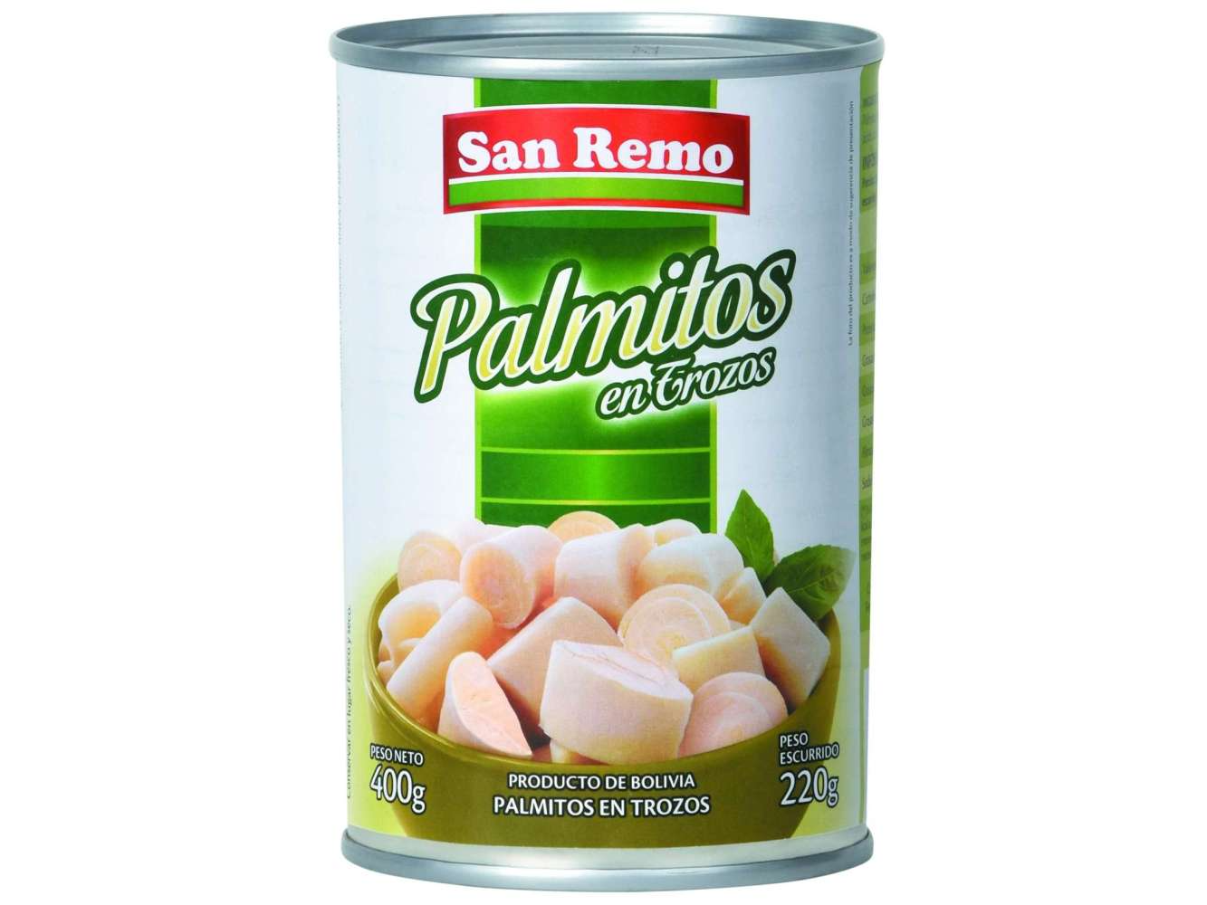 PALMITO SAN REMO TROZOS 400GR