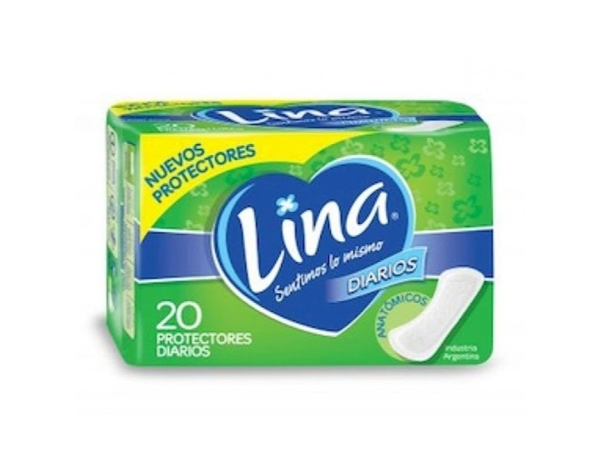 PROTECTORES LINA ANATOMICOS SIN PERFUME X 20 UN