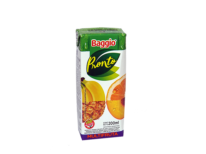 JUGO BAGGIO MULTIFRUTA X 200