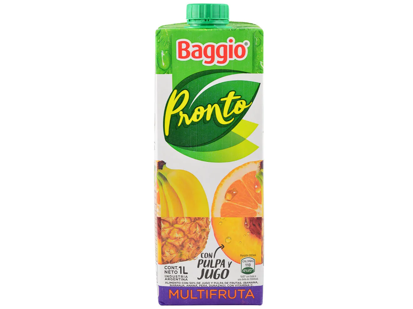 JUGO BAGGIO MULTIFRUTA X 1LT