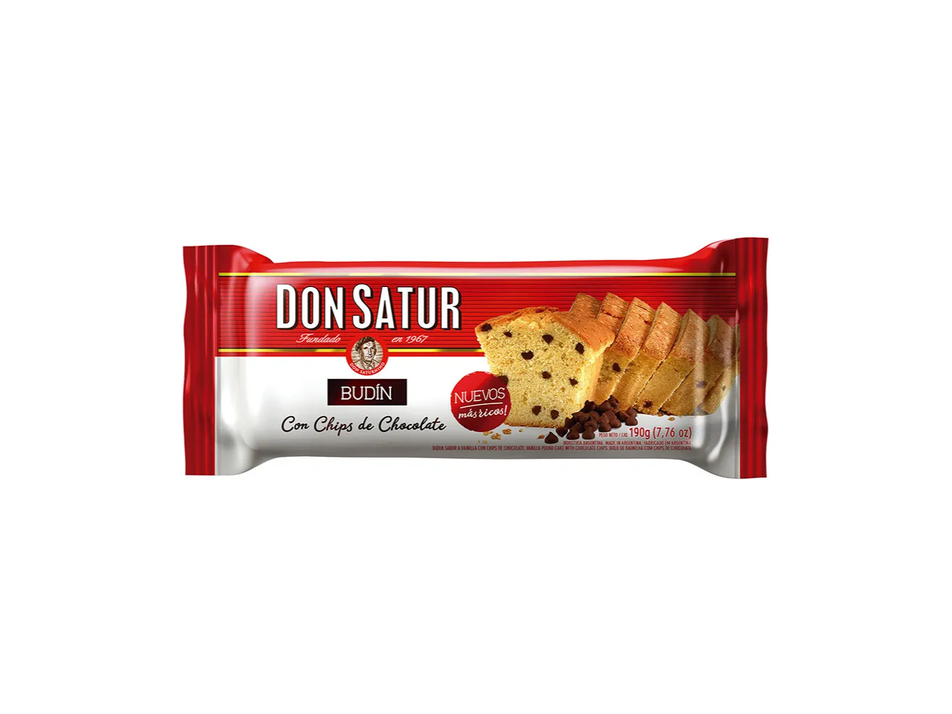 BUDIN DON SATUR C/CHIPS x 190 GRS
