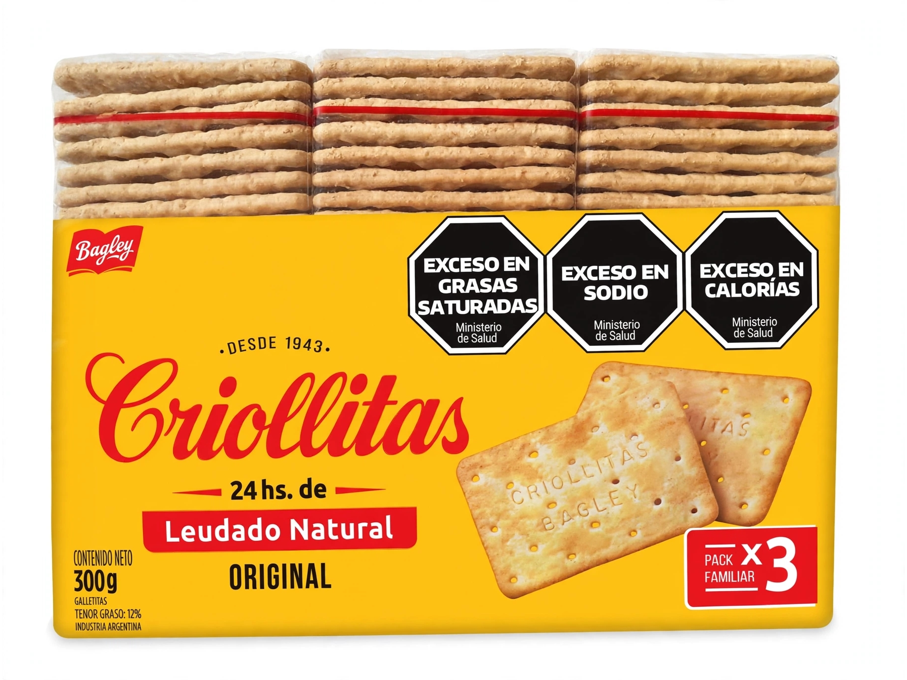 CRIOLLOTAS BAGLEY X 3 - 300 Grs .