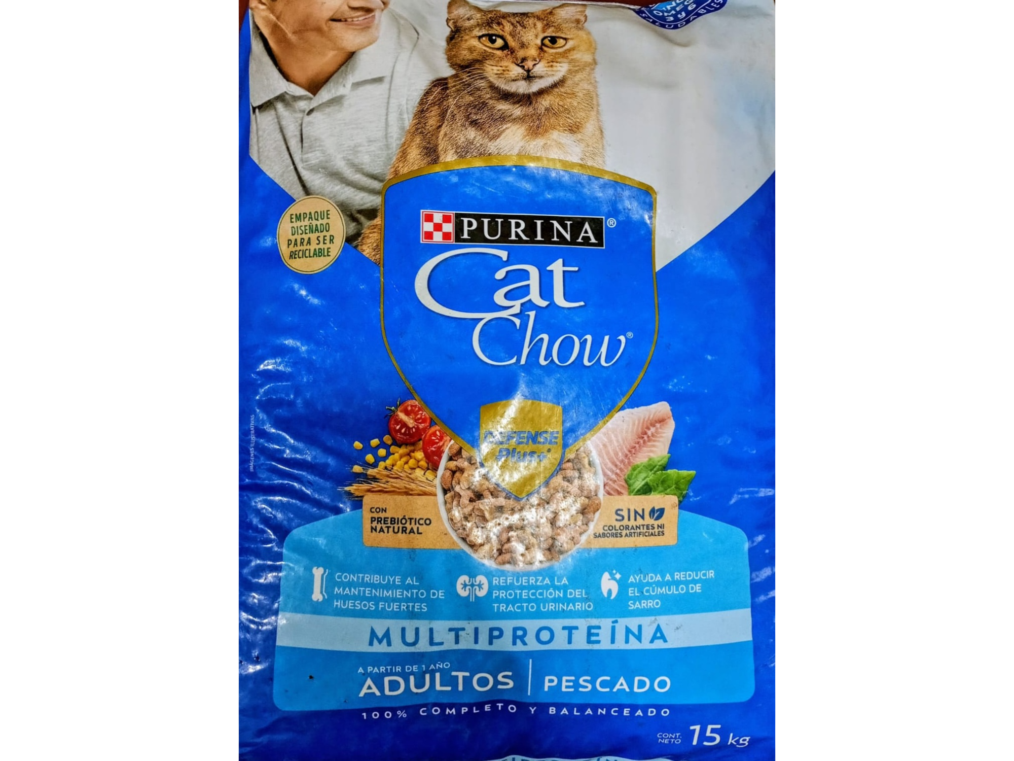 CAT CHOW PESCADO X 15 KG