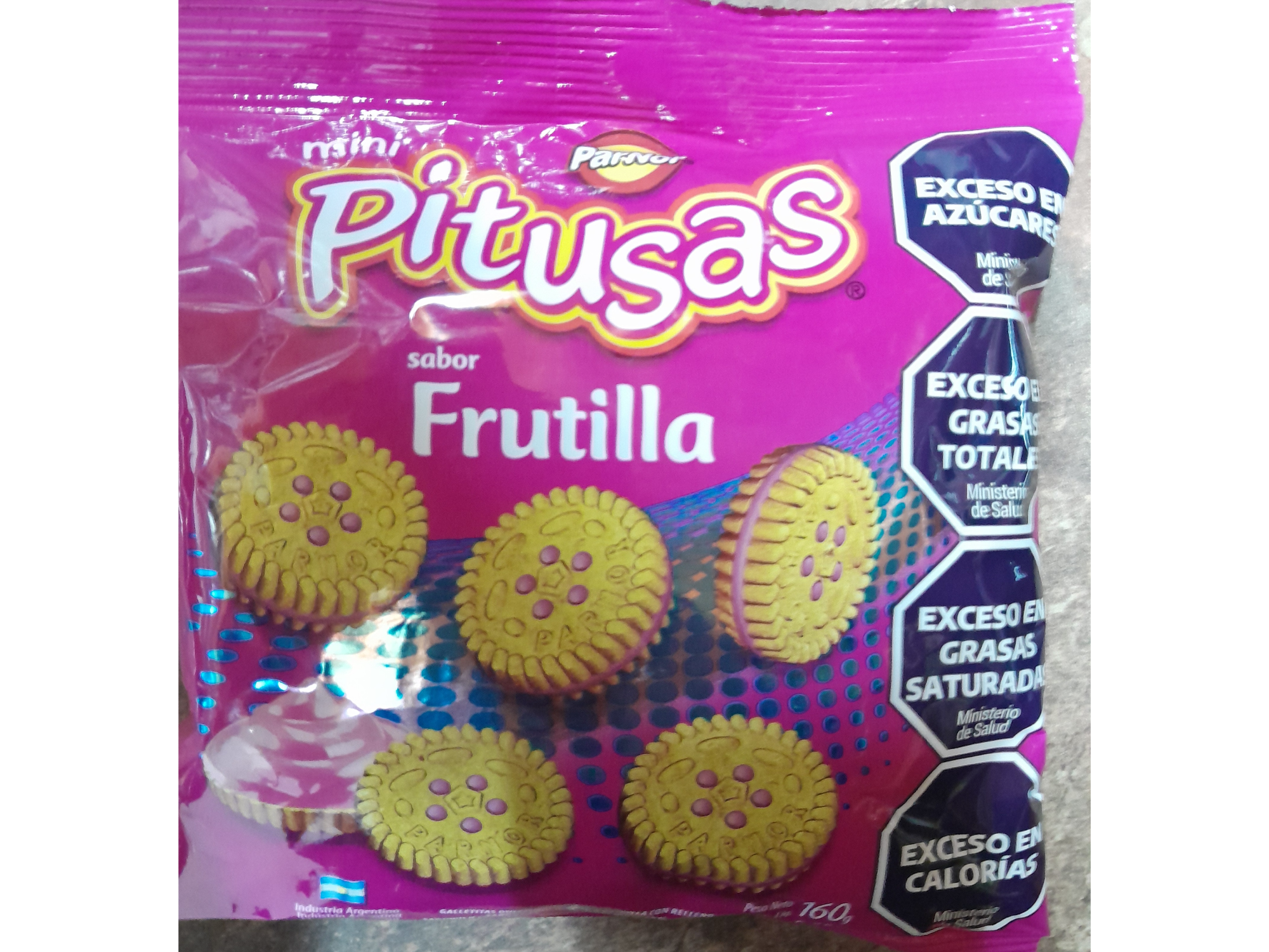 PITUSAS - FRUTILLA 🍓 - 160 Grs .