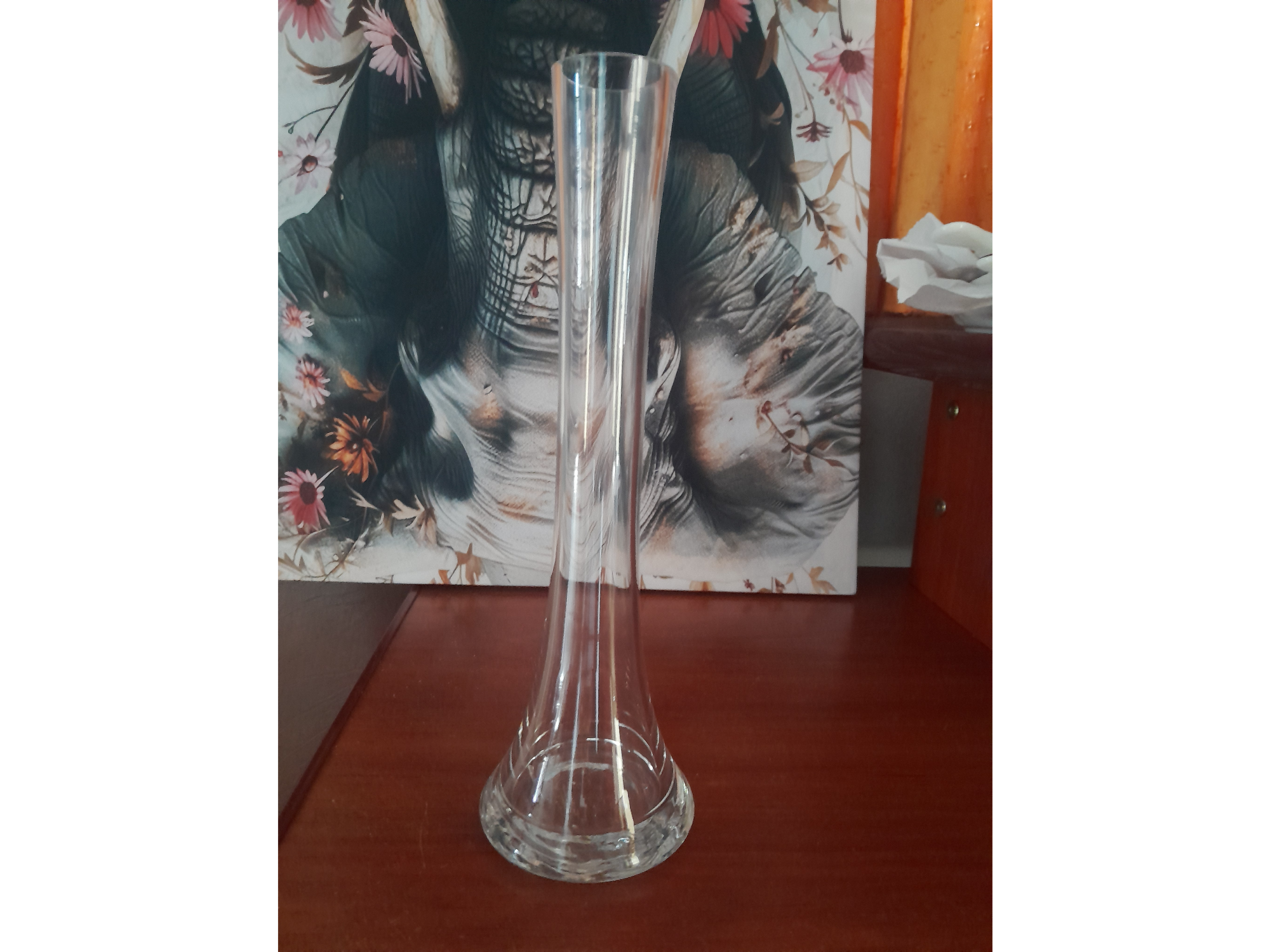 VIOLETERO - VIDRIO - 25 CM .