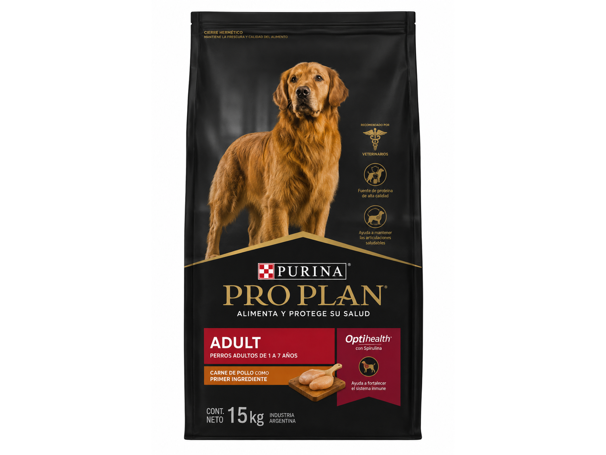 PRO PLAM ADULTO CON OPTIHEOLT  X 1 KG .