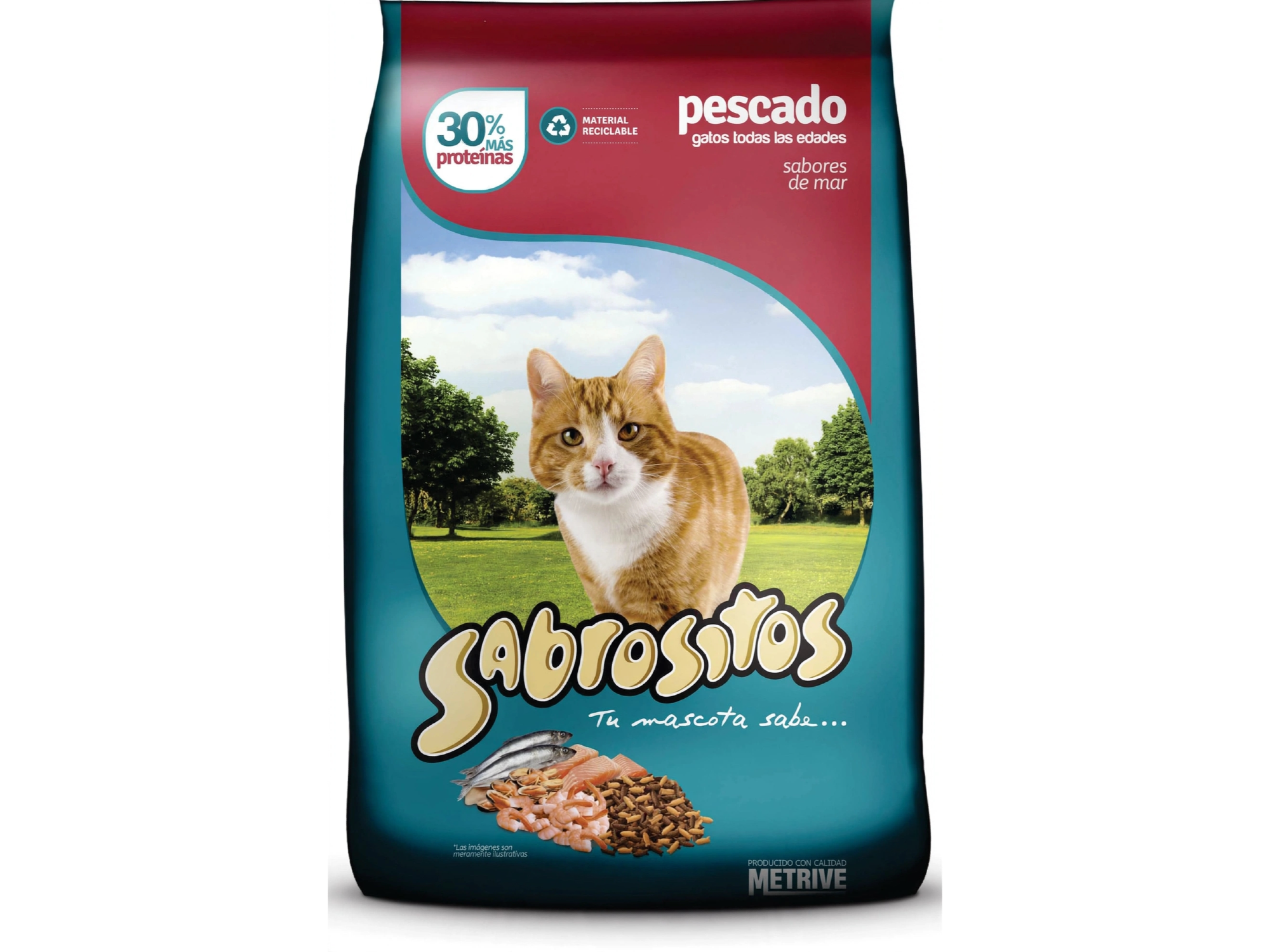 🐱 SABROSITOS – PESCADO – 1  KG 🐟🦐.