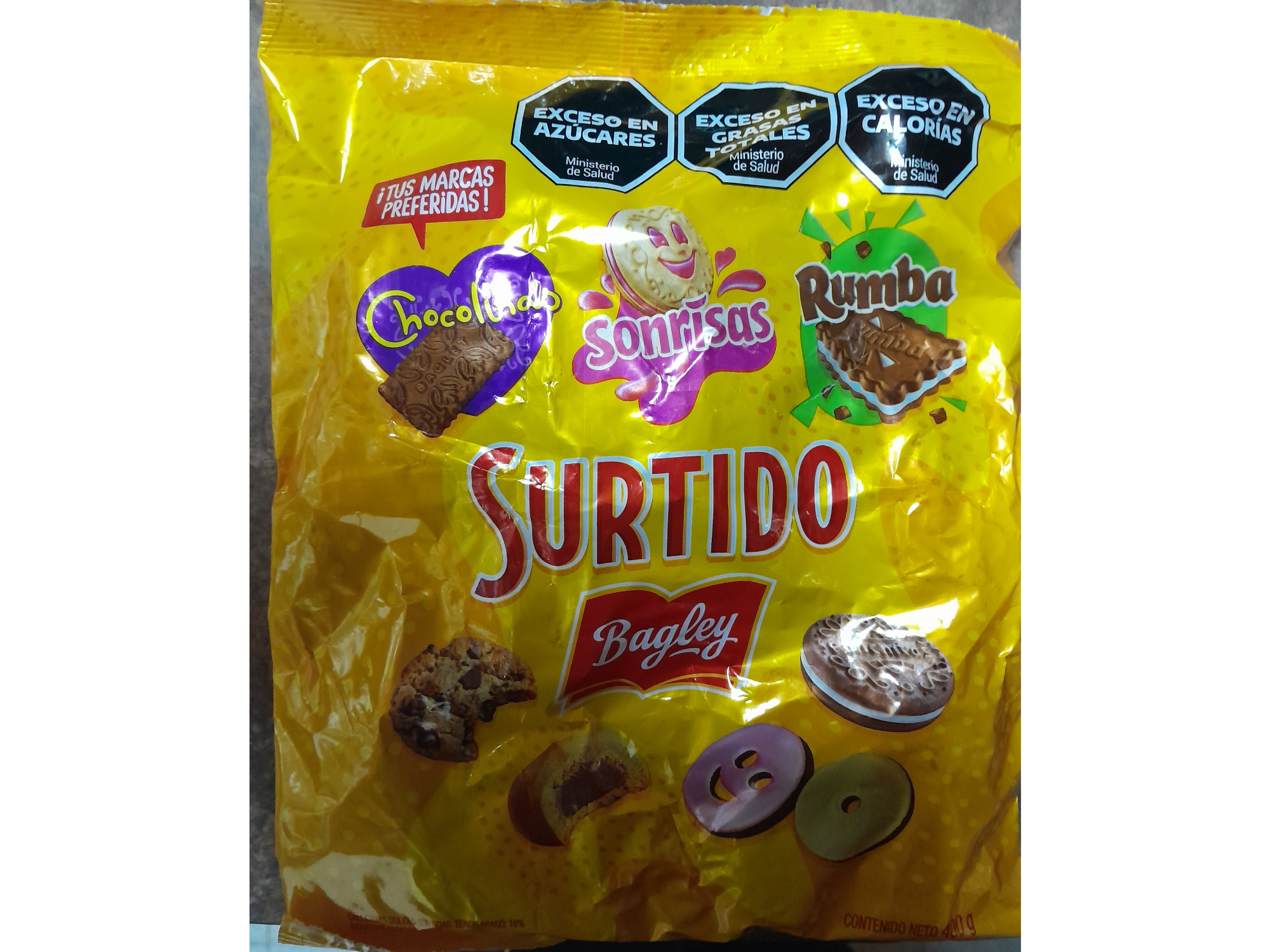SURTIDO BAGLEY - 400 Grs .