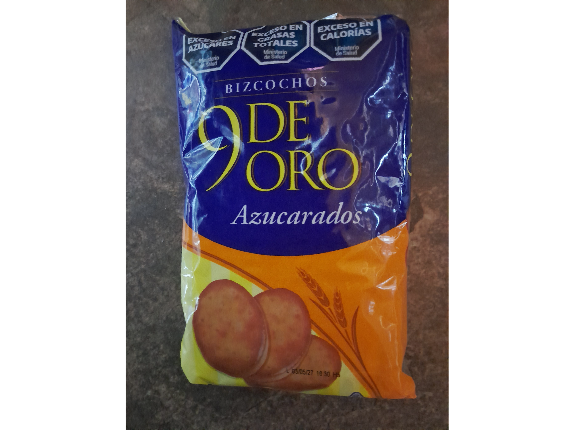 BIZCOCHOS AZUCARADOS 9 DE ORO - 200 Grs .