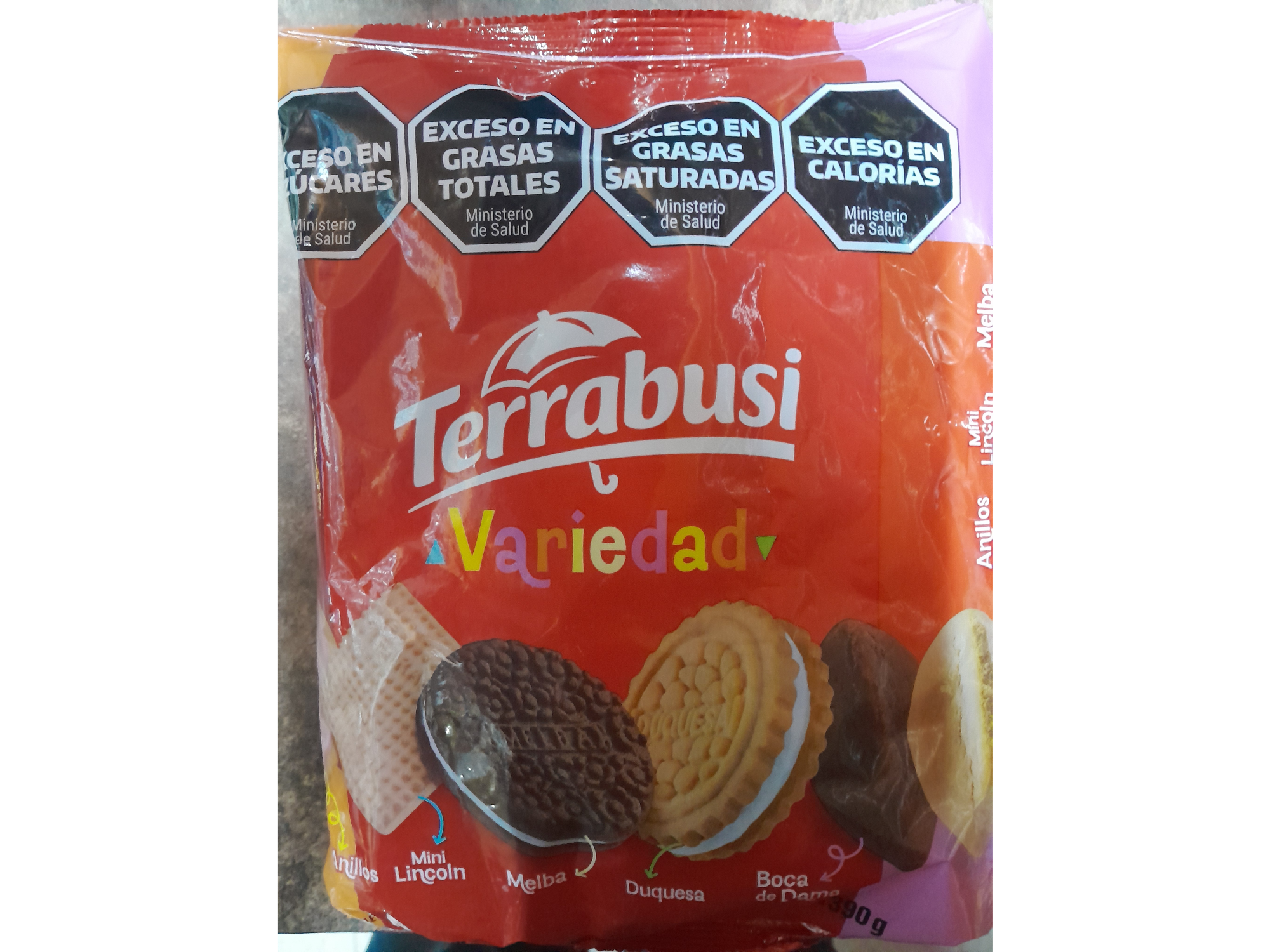 TERRABUSI - VARIEDAD - 390 Grs .