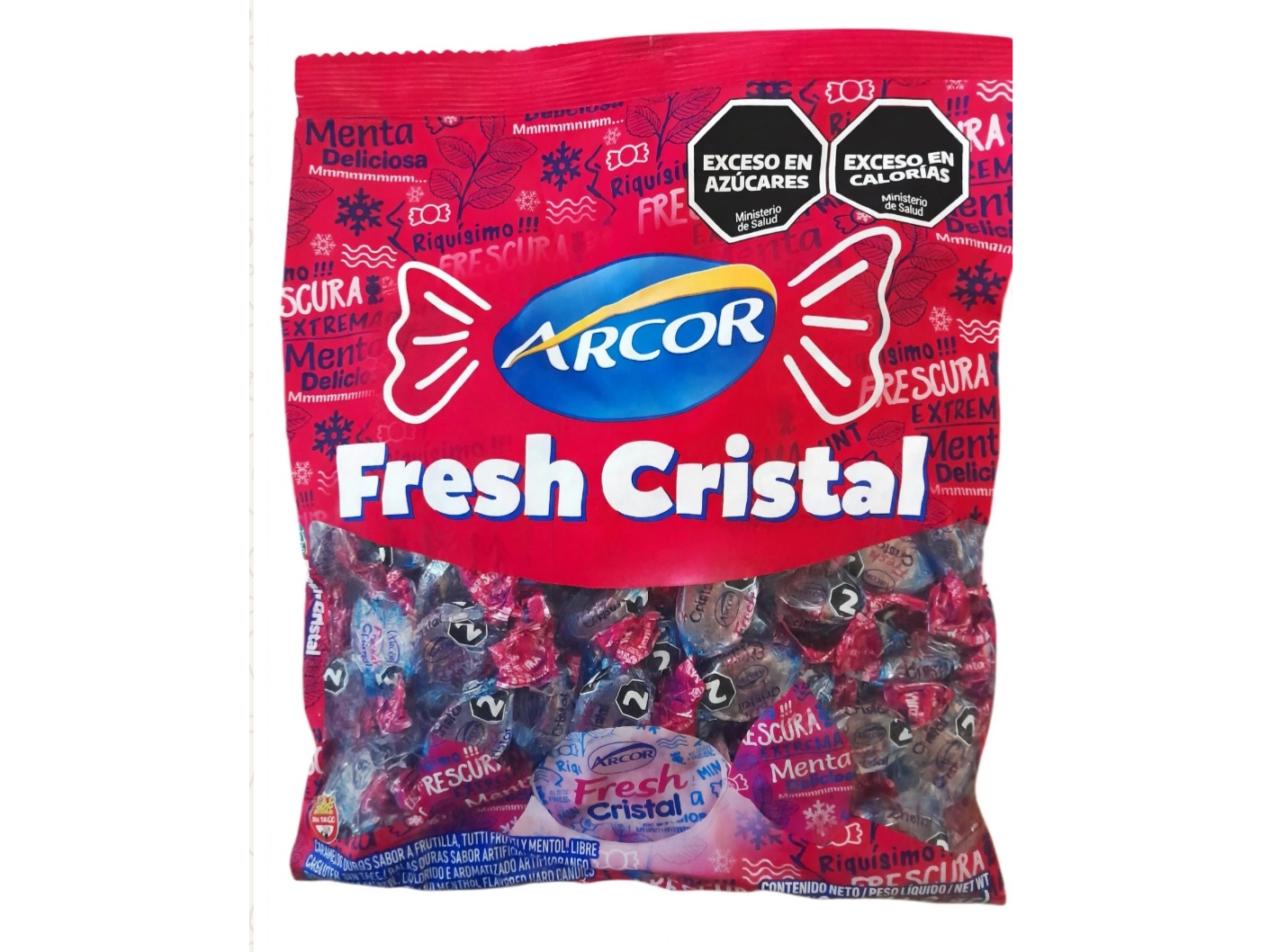 CARAMELOS ARCOR FRESH CRISTAL X 405 Grs .