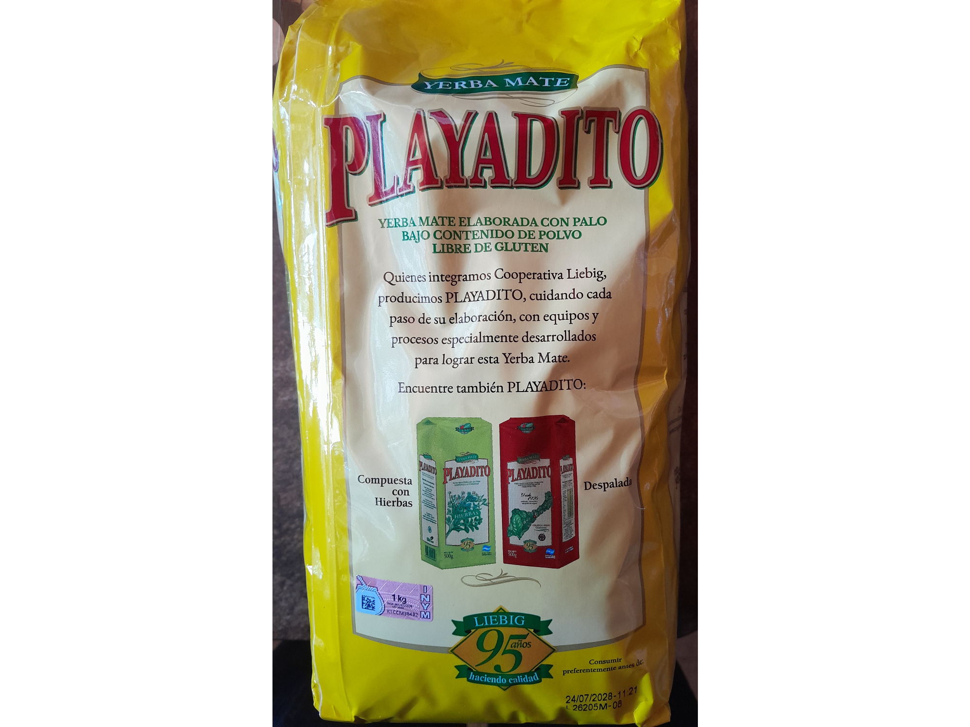 YERBA MATE PLAYADITO - 1 KG .