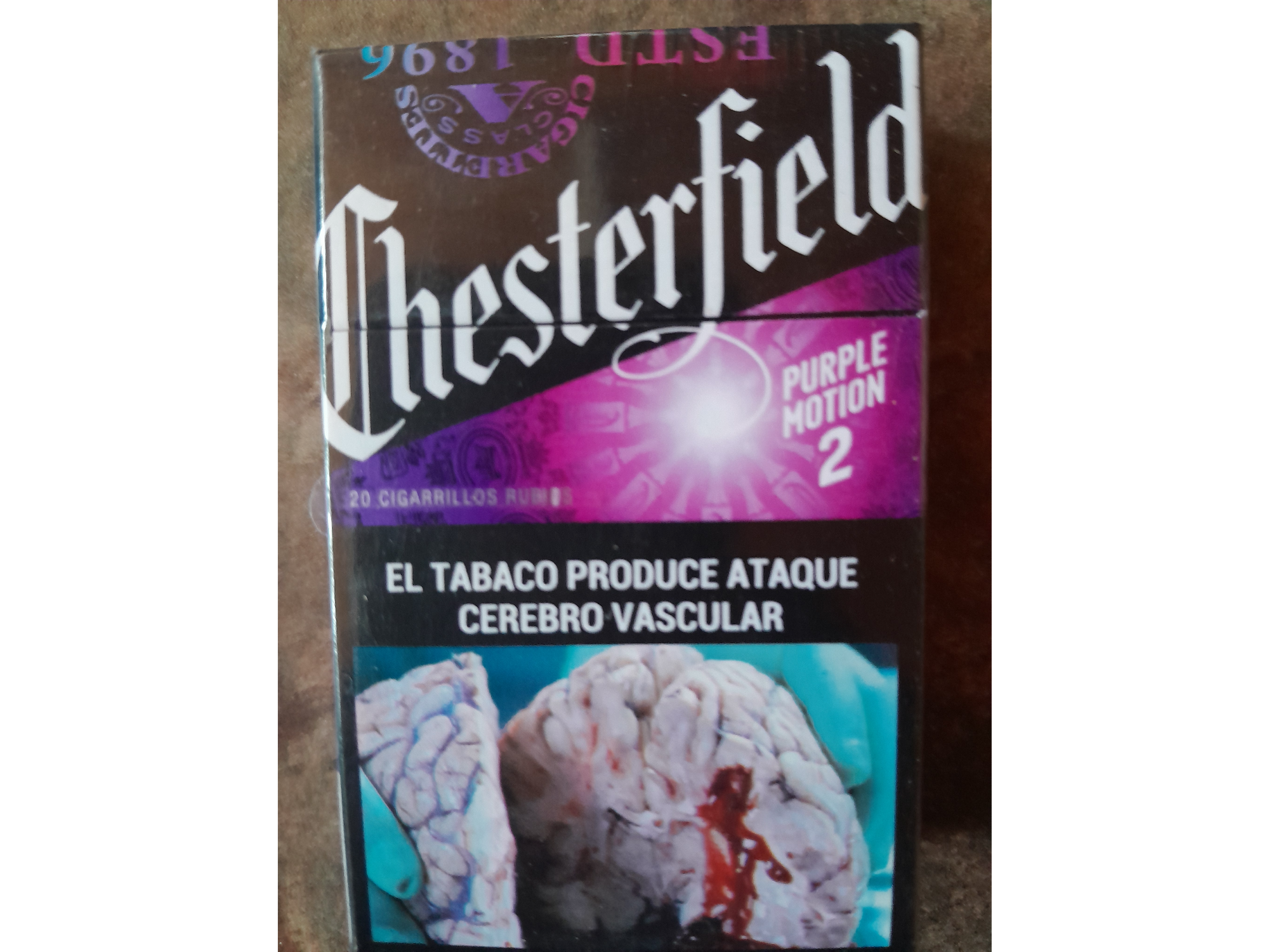 CHESTERFIELD BOX  DE UVA 🍇  COMBERTIBLE X 20 .