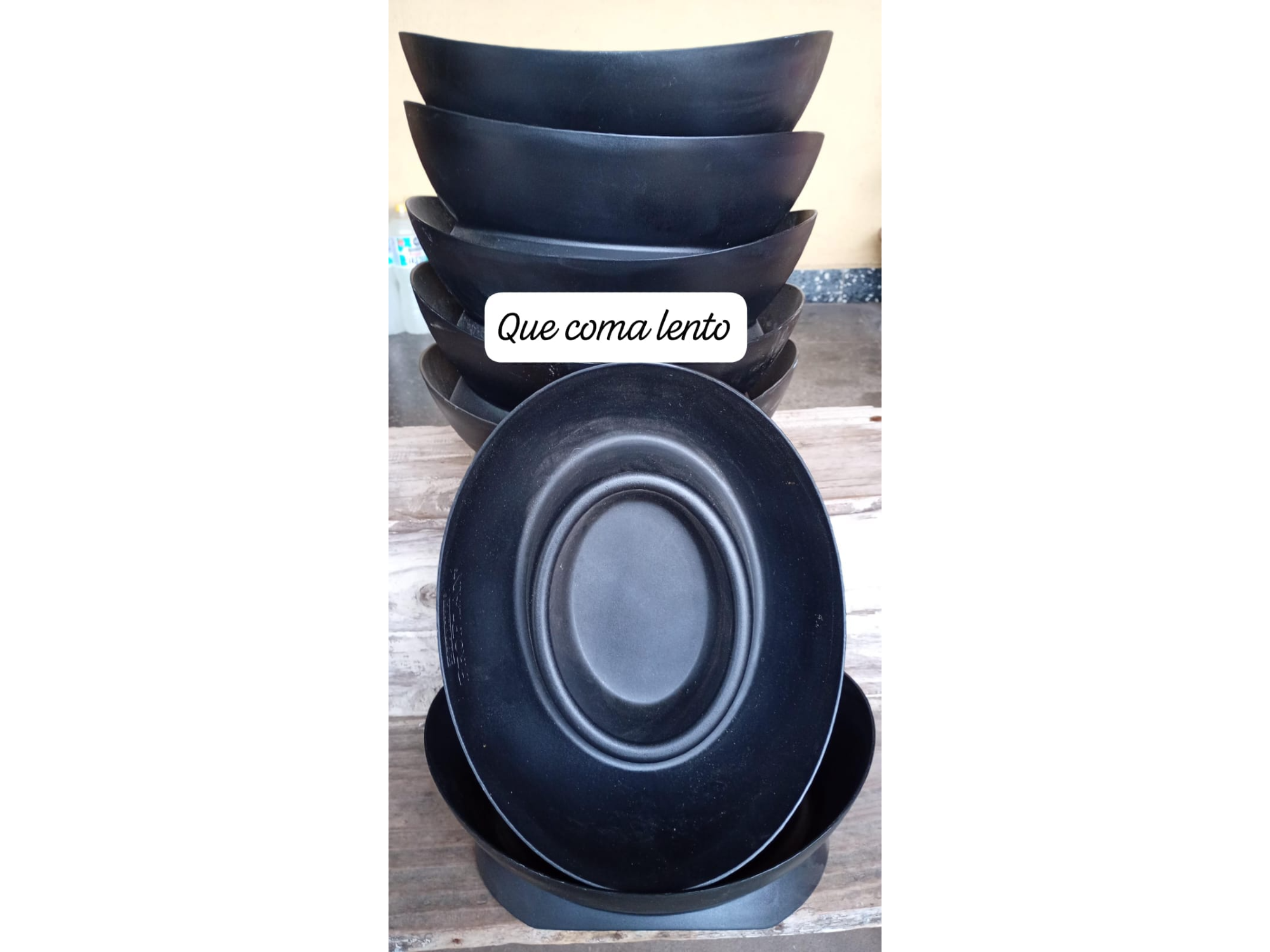 COMEDERO ANTIVORACIDAD - "QUE COMA LENTO" .